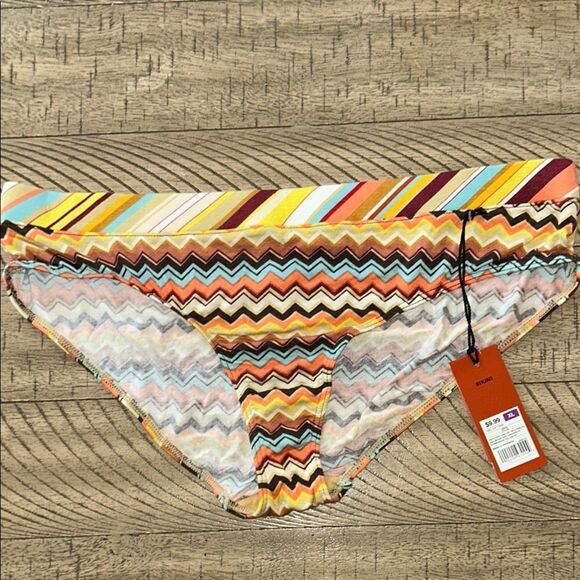 NWT Rare Missoni for Target 🎯 Multicolor Zigzag Bikini underwear. - Picture 1 of 17